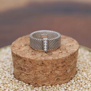 Authentic Tiffany & Co. Diamond Somerset Ring - Size 6 (MINT)